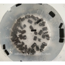 Carbón activado cilíndrico de la pelotilla de carbón impregnada Naoh del hidróxido de sodio para la eliminación del cloruro de hidrógeno Hcl